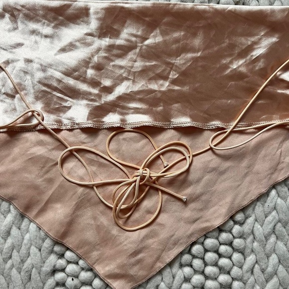 Blush Knit Camisole with Adjustable Ties - Picture 5 of 17